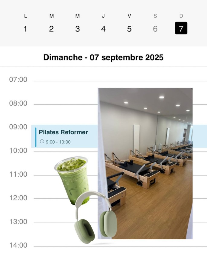 Pilates + vibes du dimanche = énergie pour toute la semaine 🩵